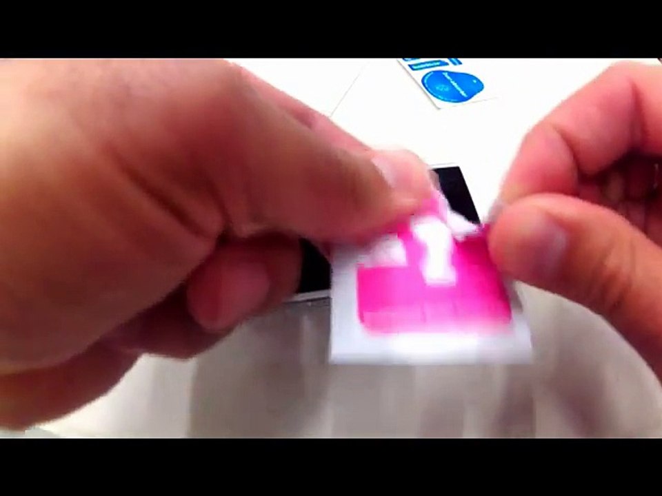 How to install tempered glass screen protector on iPhone 5S from Esource Parts