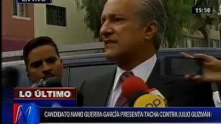 Nano Guerra García presentó tacha contra candidatura de Julio Guzmán - Actualidad - Canal N