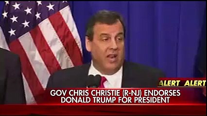 Governor Chris Christie endorses Donald J. Trump for president
