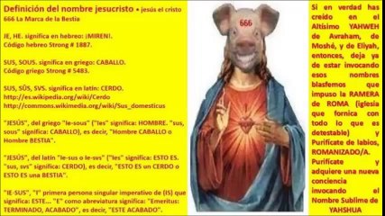 JESUS VS YAHSHUA , LA VERDAD