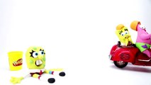 Spongebob Squarepants Clay   Play doh STOP MOTION video --- Bob Esponja Animación