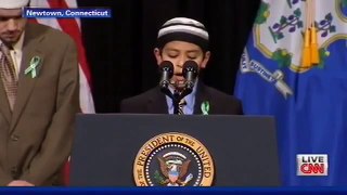 Barack Obama and Others Listening to Quran Recited By A Small Kid