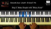 Advance Lv (★★★★☆) Smooth Jazz Piano / R&B, Soul, Gospel Piano Lesson #5