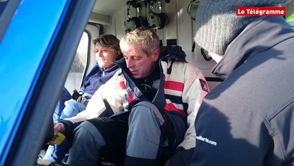 Phare de Tévennec(29). Marc Pointud : le grand départ !