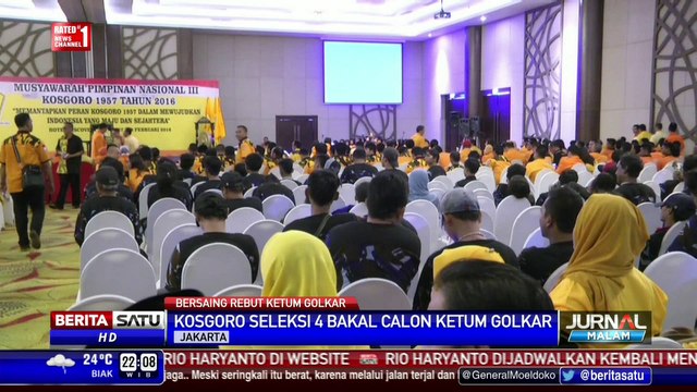 Kosgoro Seleksi Empat Bakal Calon Ketua Umum Golkar