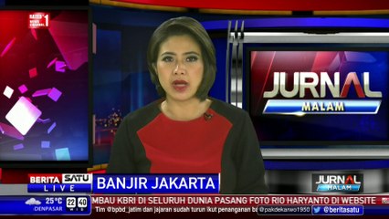 Korban Kebanjiran Cengkareng Gunakan Alat Seadanya