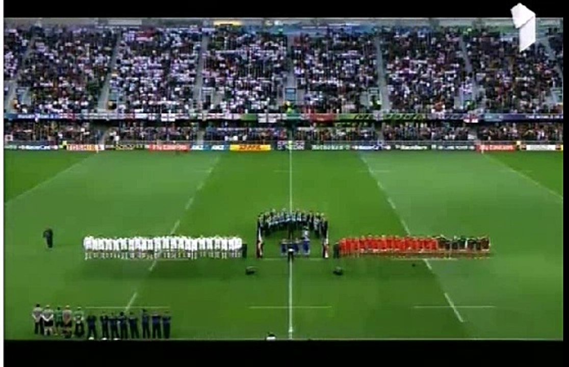 Rugby world cup 2011. England and Georgian team nathional anthems