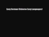 Read Easy German (Usborne Easy Languages) Ebook Free