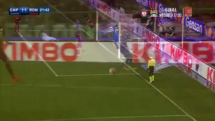 Zukanovic E. Own Goal HD - Empoli 1 - 1 AS Roma - 27-02-2016
