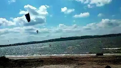 Кайтинг. Кокшетау, озеро Копа