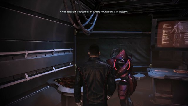 Mass Effect 3 Tali meets Javik and hears his evil laugh (Tali romance) [From Ashes DLC]