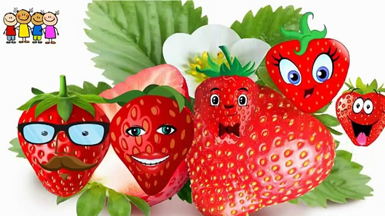 Kids Rhymes StrawberryDucksPororoOnion Cartoons Finger Family