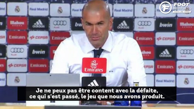 La grosse déception de Zinedine Zidane...