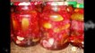Маринованные огурцы с ягодами красной смородины Тещины заготовки на зиму