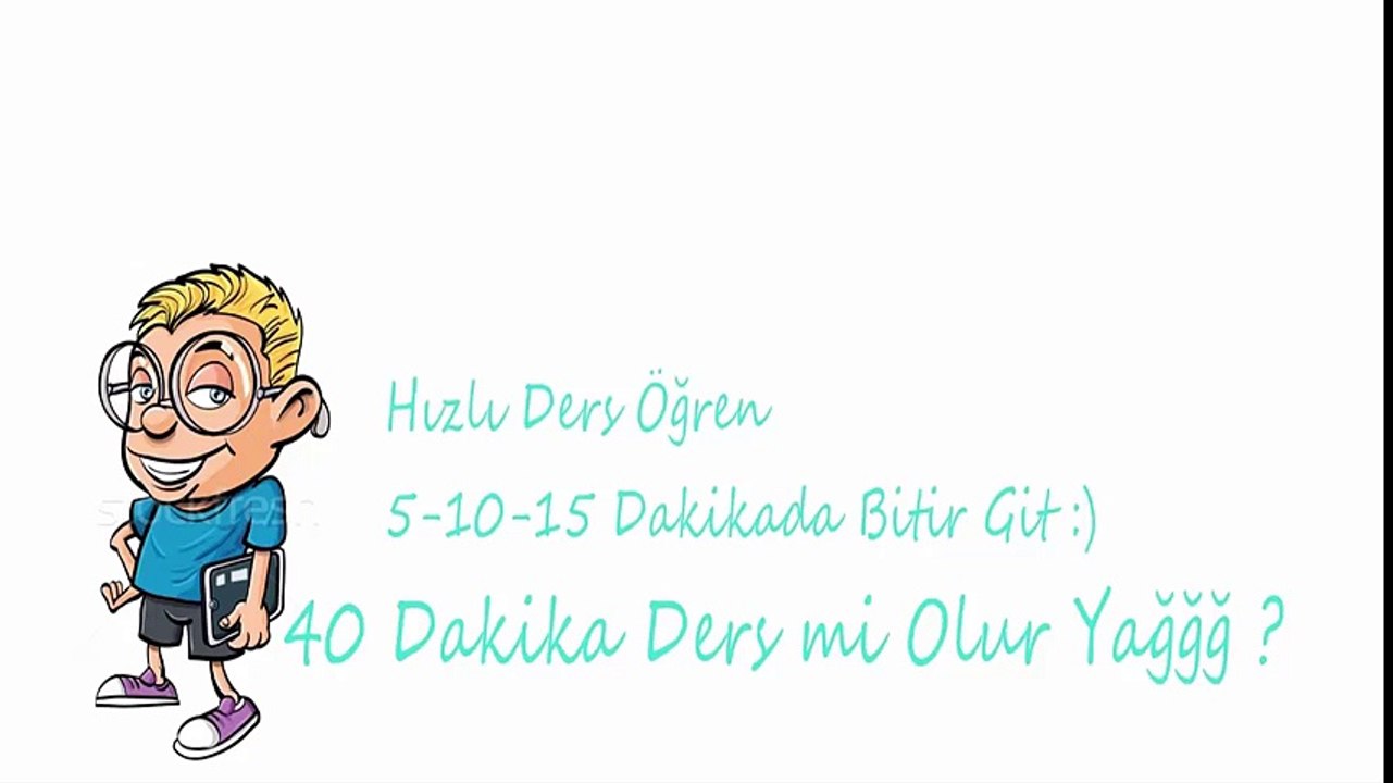 9 Dakikada Analitik Geometri 1.Ders  HIZLI DERS ÖĞREN