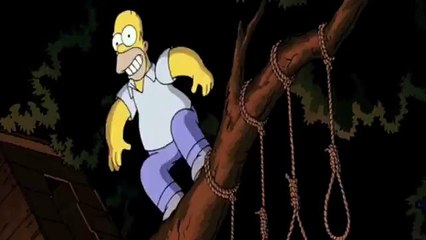 The Simpsons Movie: Sinkhole Scene High Quality