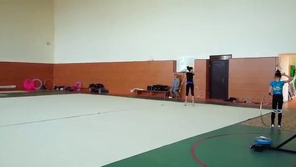 Тренировочный процесс. .Художественная гимнастика (Абдукова Жасмина .Ташкент )