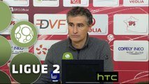 Conférence de presse Dijon FCO - Tours FC (3-0) : Olivier DALL'OGLIO (DFCO) - Marco SIMONE (TOURS) - 2015/2016