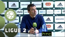 Conférence de presse Red Star  F.C - Nîmes Olympique (1-0) : Rui ALMEIDA (RED) - Bernard BLAQUART (NIMES) - 2015/2016