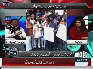 Reham khan trying to trap Madhur bhandarkar to say something against India. Failed wife & reporter