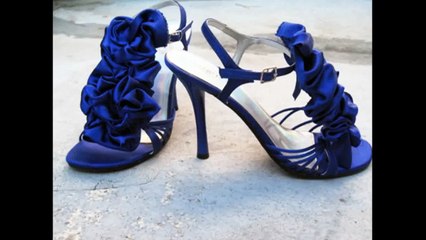 Декор обуви ленточками