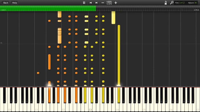 Lion king The lion sleeps tonight Piano tutorial ( Synthesia ) + Sheet Music