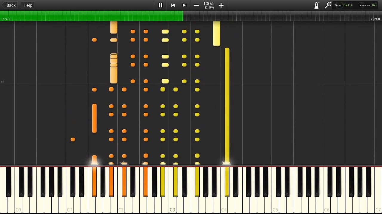 Lion king The lion sleeps tonight Piano tutorial ( Synthesia ) + Sheet Music