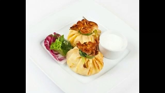 Блинчики с куриным жульеном