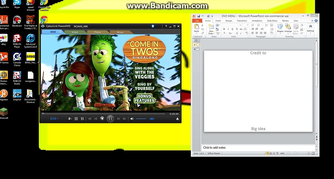 noahs ark dvd menu walkthrough