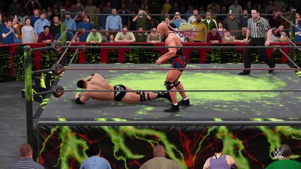 WWE 2K16 the rock v kurt angle