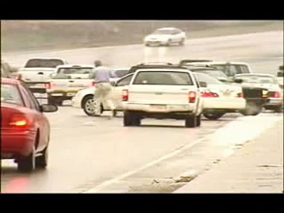 Icy Car Crash