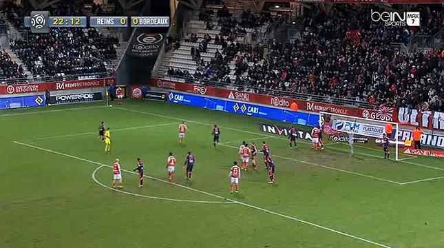 Aissa Mandi Goal - Reims 1 - 0 Bordeaux - 27-02-2016