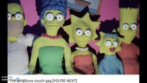 video reaccion de The Simpsons couch gag [YOURE NEXT