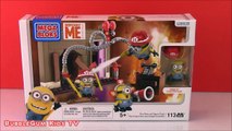 MINIONS TOYS 2015 DESPICABLE ME FIRE RESCUE MEGA BLOKS! Illumination MINIONS Unboxing Opening