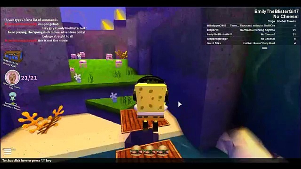 Roblox The Spongebob Movie Adventure Obby Part 1