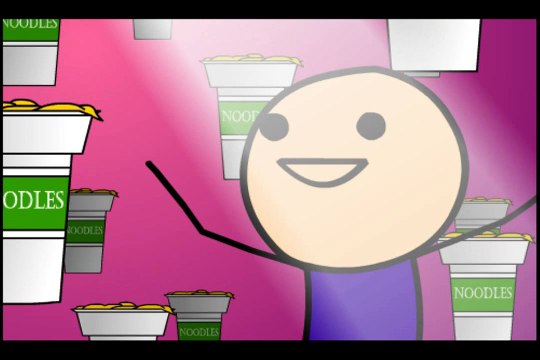 I Love Noodles - Classic Cyanide & Happiness Shorts