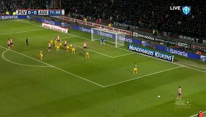 Marco van Ginkel Goal - PSV 1 - 0 Den Haag - 27-02-2016