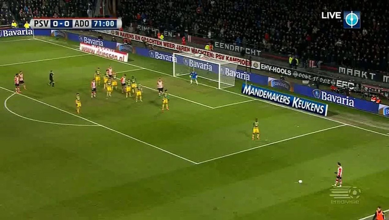 Marco van Ginkel Goal - PSV 1 - 0 Den Haag - 27-02-2016