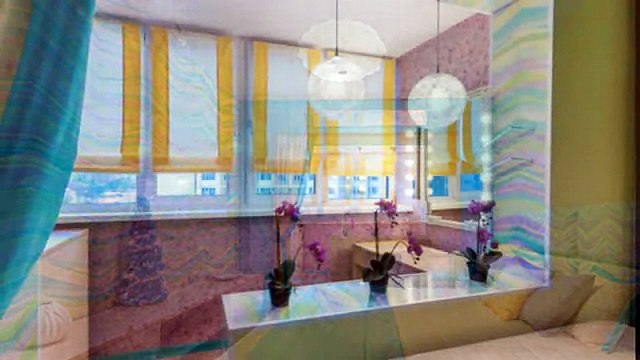 Дизайн небольшой спальни с балконом. Выход на балкон