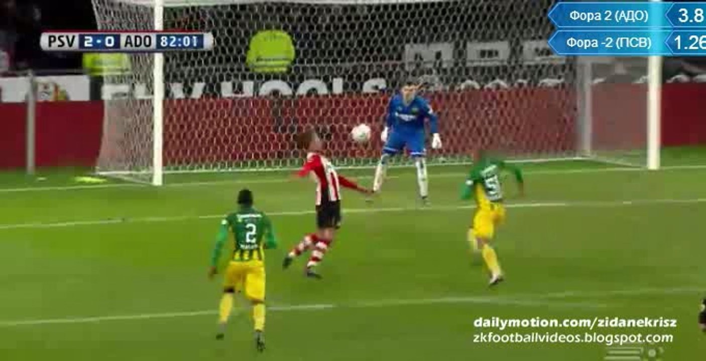 2-0 Luuk de Jong Goal HD - PSV Eindhoven 2-0 Ado Den Haag 27.02.2016 HD
