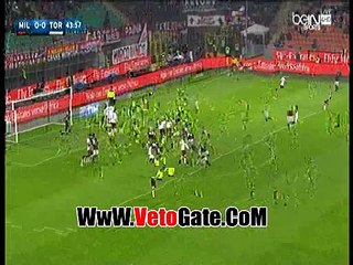 "الميلان"يتقدم بهدف امام "تورينو" بالشوط الاول