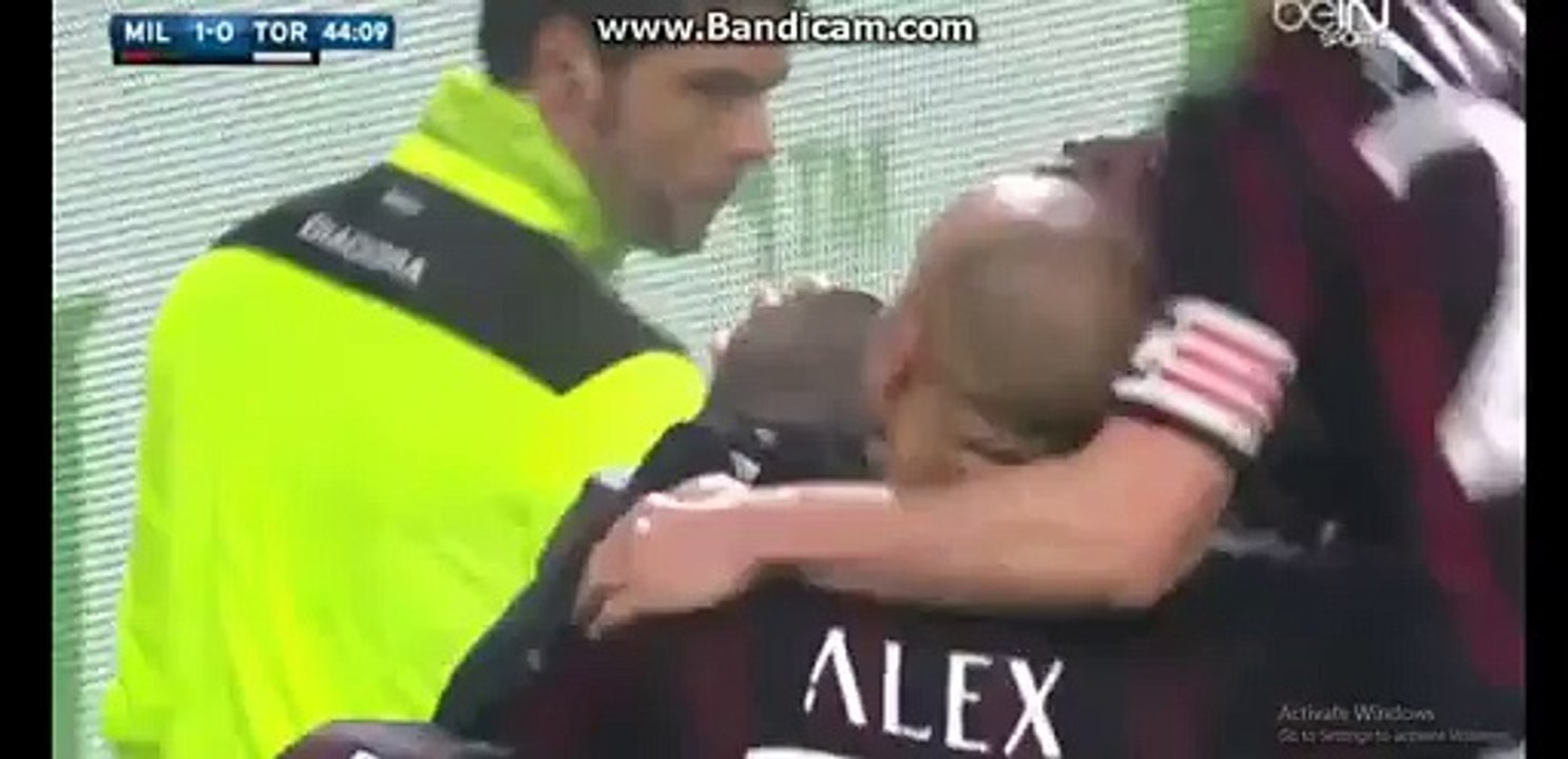 1-0 Luca Antonelli | AC Milan - Torino 27-02-2016
