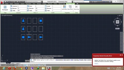 autocad 2016 tutorial - array in hindi (32-40).