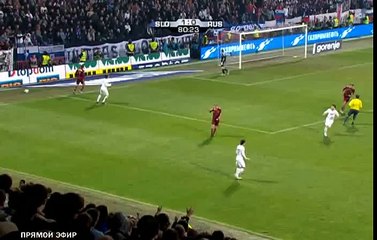 Момент броска ножа во вратаря сборной РОССИИ.avi