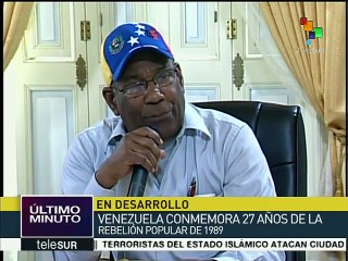 Istúriz recuerda la rebelión popular de 1989