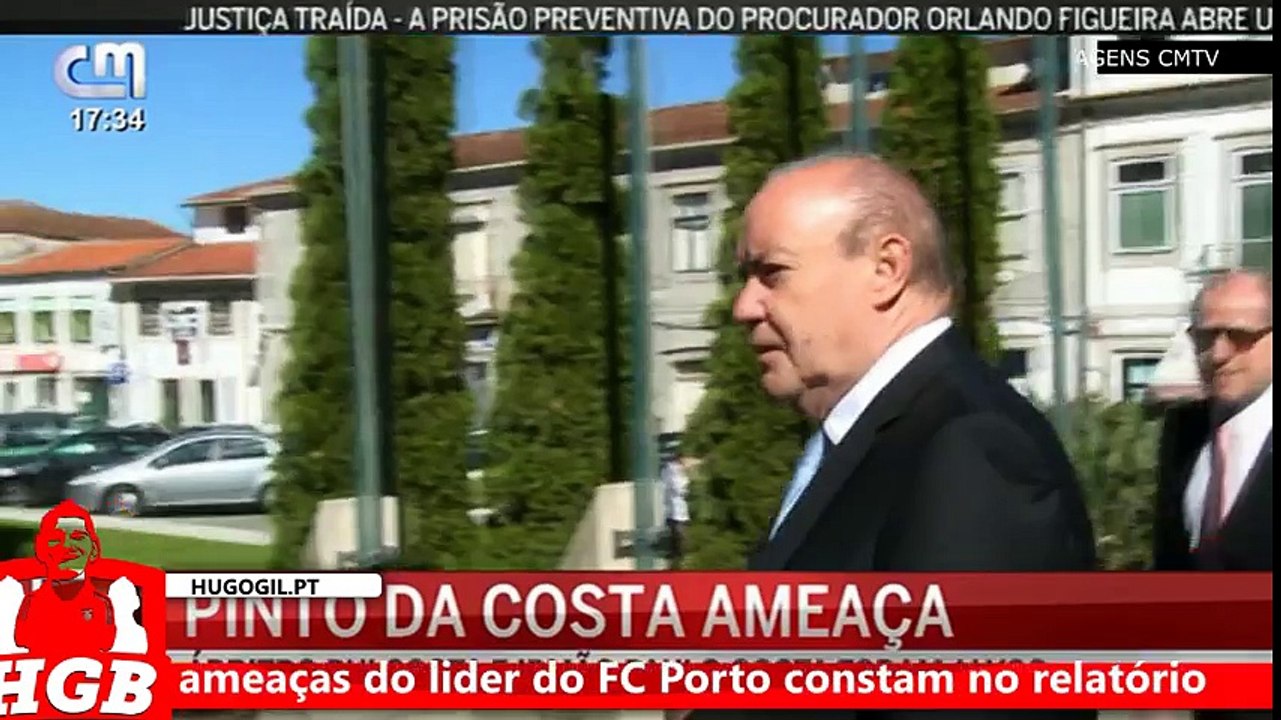 Pinto da Costa ameaça árbitro Rui Costa e irmão