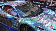 Gumball 3000 Supercar Arrivals in London 2014: P1, Aventadors, Speciale, F12s.