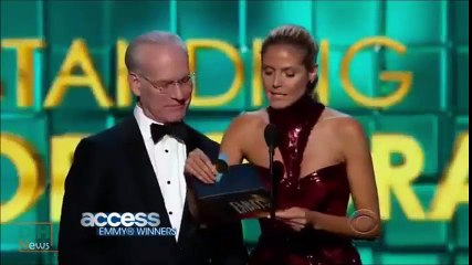 Derek Hough's Emmy Award win covered by Access Hollywood - 2013