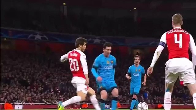 АРСЕНАЛ - БАРСЕЛОНА 0_2 ГОЛ Месси 23.02.2016 [HD]