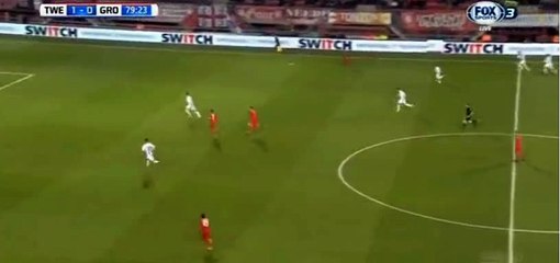 Jerson Cabral Goal - Twente 2 - 0 Groningen - 27-02-2016